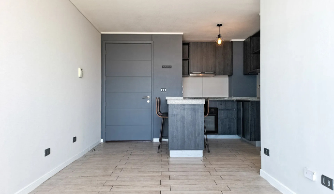 Departamento en arriendo en San Miguel de 2D+2B con estacionamiento y bodega