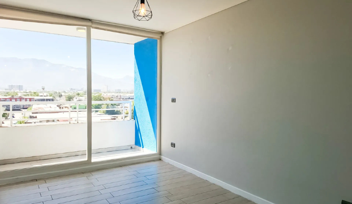 Departamento en arriendo en San Miguel de 2D+2B con estacionamiento y bodega