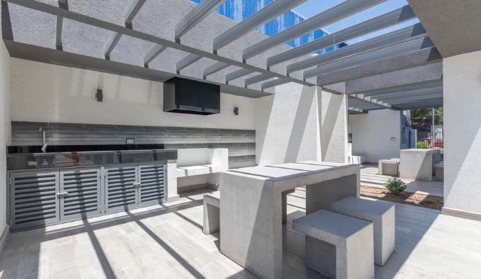 Departamento en arriendo en San Miguel de 2D+2B con estacionamiento y bodega