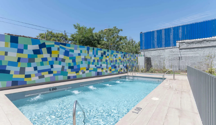 Departamento en arriendo en San Miguel de 2D+2B con estacionamiento y bodega